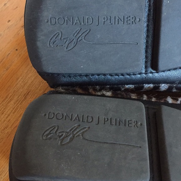 Donald J Pliner VIKY moccasin gray/black/brown fur - Picture 5 of 8